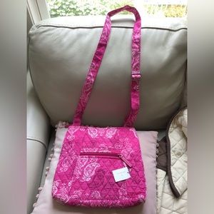 NWT Vera Bradley Stamped Paisley hipster crossbody purse